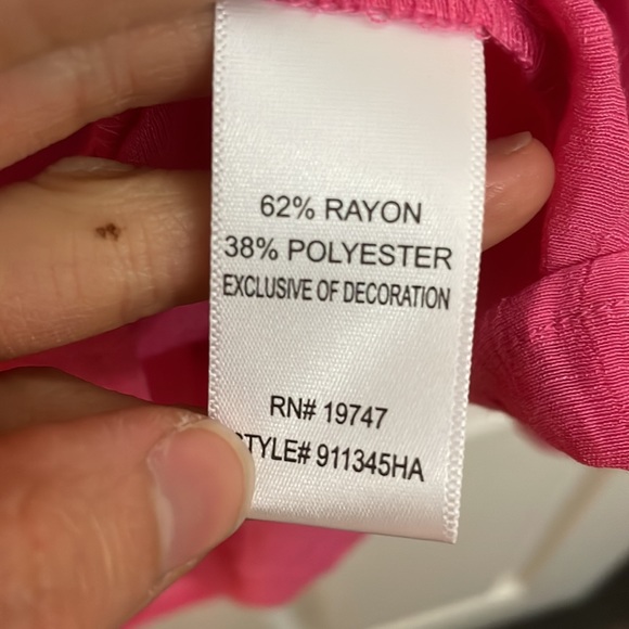 🎁NWT Counterparts Pink Wide Sleeve Blouse - Picture 5 of 7